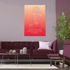 "TODAY I AM BOOSTING MY KARMA" DEMAYA'S JUNGLE SILK FINISH POSTER