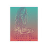"TODAY I AM GRATEFUL FOR WHO I AM" DEMAYA'S JUNGLE SILK FINISH POSTER