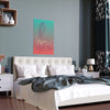 "TODAY I AM GRATEFUL FOR WHO I AM" DEMAYA'S JUNGLE SILK FINISH POSTER