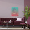 "TODAY I AM GRATEFUL FOR WHO I AM" DEMAYA'S JUNGLE SILK FINISH POSTER