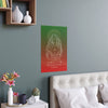 "TODAY I AM RADIATING LOVE" DEMAYA'S JUNGLE SILK FINISH POSTER