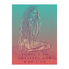 "TODAY I AM GRATEFUL FOR WHO I AM" DEMAYA'S JUNGLE SILK FINISH POSTER