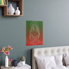 "TODAY I AM RADIATING LOVE" DEMAYA'S JUNGLE SILK FINISH POSTER