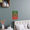 "TODAY I AM RADIATING LOVE" DEMAYA'S JUNGLE SILK FINISH POSTER