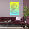 "TODAY I AM CALLING FOR IDEAL" PARTNER DEMAYA'S JUNGLE SILK FINISH POSTER