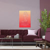 "TODAY I AM BOOSTING MY KARMA" DEMAYA'S JUNGLE SILK FINISH POSTER