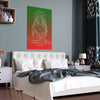 "TODAY I AM RADIATING LOVE" DEMAYA'S JUNGLE SILK FINISH POSTER
