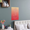 "TODAY I AM BOOSTING MY KARMA" DEMAYA'S JUNGLE SILK FINISH POSTER