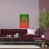 "TODAY I AM RADIATING LOVE" DEMAYA'S JUNGLE SILK FINISH POSTER