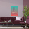 "TODAY I AM GRATEFUL FOR WHO I AM" DEMAYA'S JUNGLE SILK FINISH POSTER