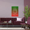 "TODAY I AM RADIATING LOVE" DEMAYA'S JUNGLE SILK FINISH POSTER
