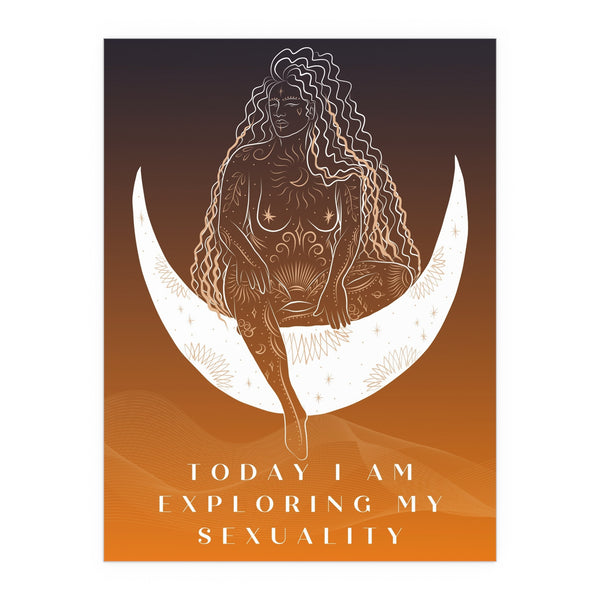 "TODAY I AM EXPLORING MY SEXUALITY" DEMAYA'S JUNGLE SILK FINISH POSTER