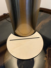 HALF MOON SHAPED WOODEN CARD HOLDER