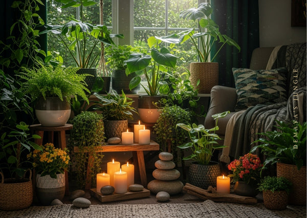 CREATING A SACRED SPACE AT HOME: Simple Steps for Everyday Calm | Demaya’s Jungle & Today I Am Cards