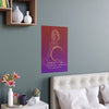 "TODAY I AM SERENE AND PEACEFUL" DEMAYA'S JUNGLE SILK FINISH POSTER