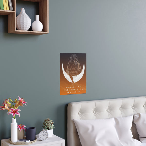 "TODAY I AM EXPLORING MY SEXUALITY" DEMAYA'S JUNGLE SILK FINISH POSTER