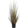 Potted Artificial Spray Grass 36 Inch