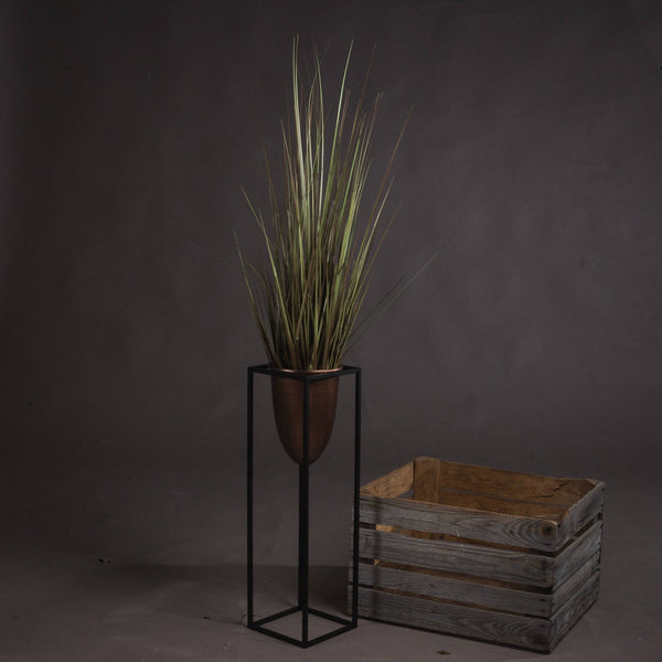 Potted Artificial Spray Grass 36 Inch